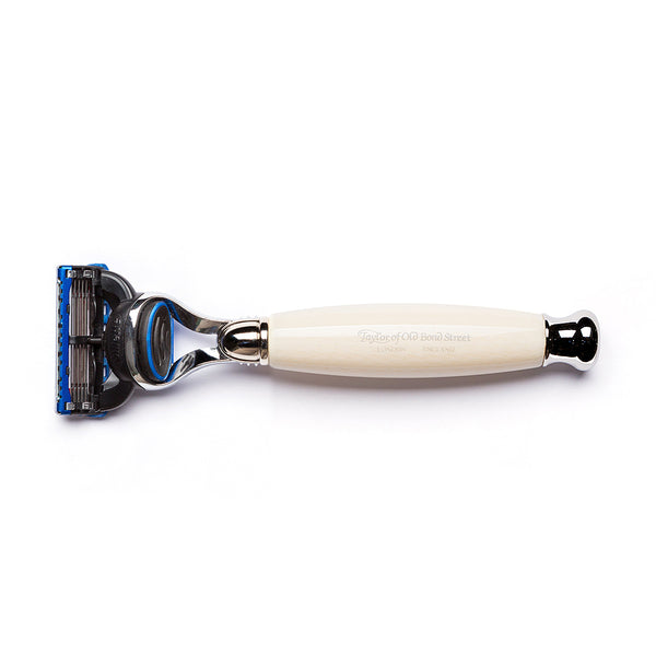 Edwardian Fusion Razor with Imitation Ivory Handle | Taylor Old Bond ...